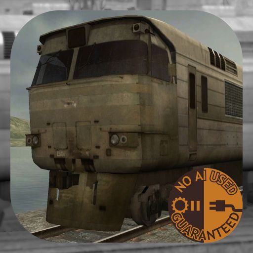 Freight Locomotive - Dirty Gray preview