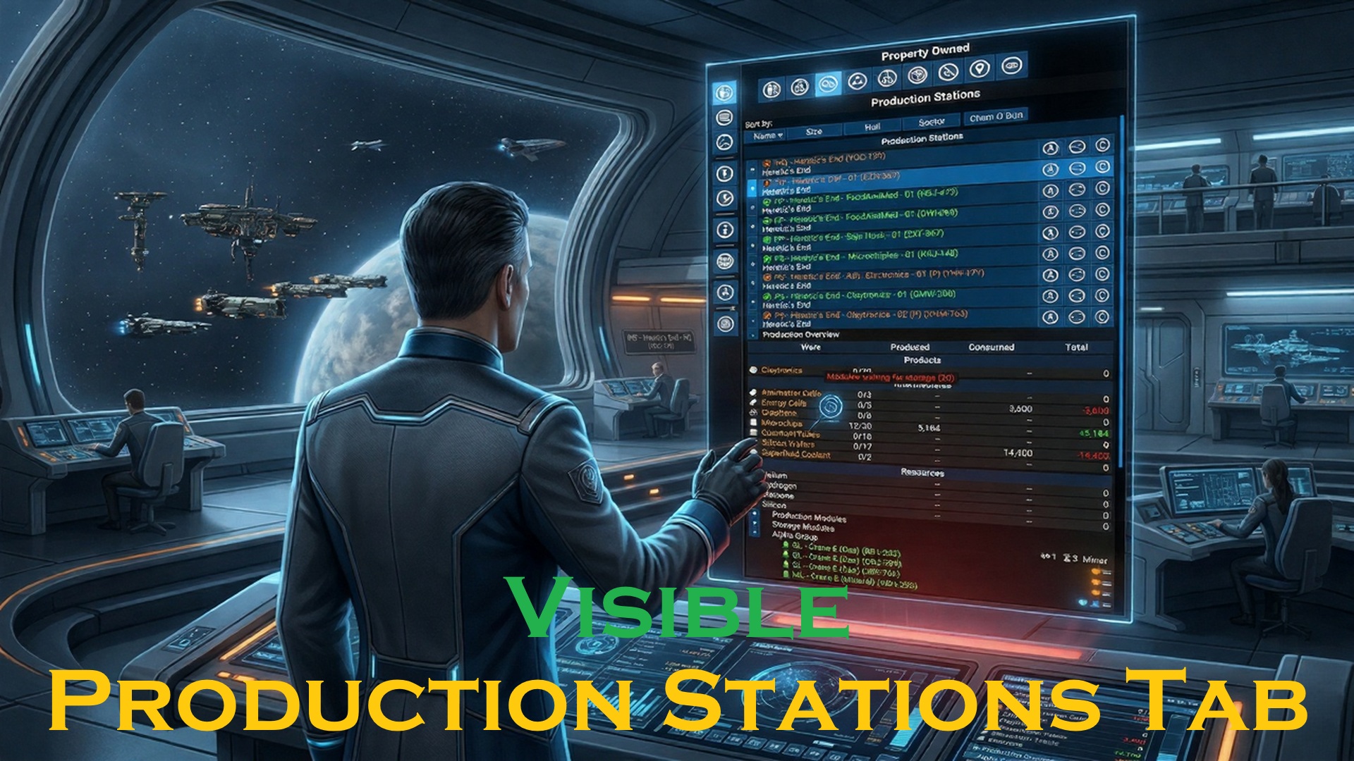 Visible Production Stations