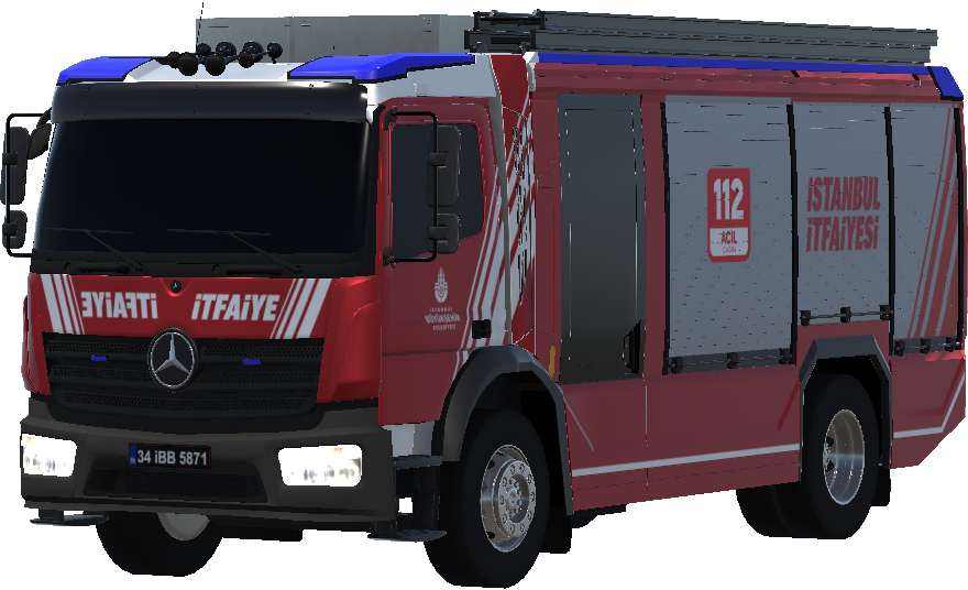 Rosenbauer AT | Istanbul Fire Department Response Vehicle
