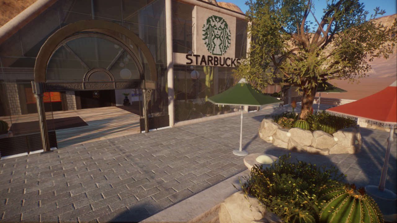Desert Theme Starbucks