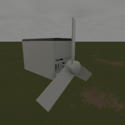 Propeller With Engine