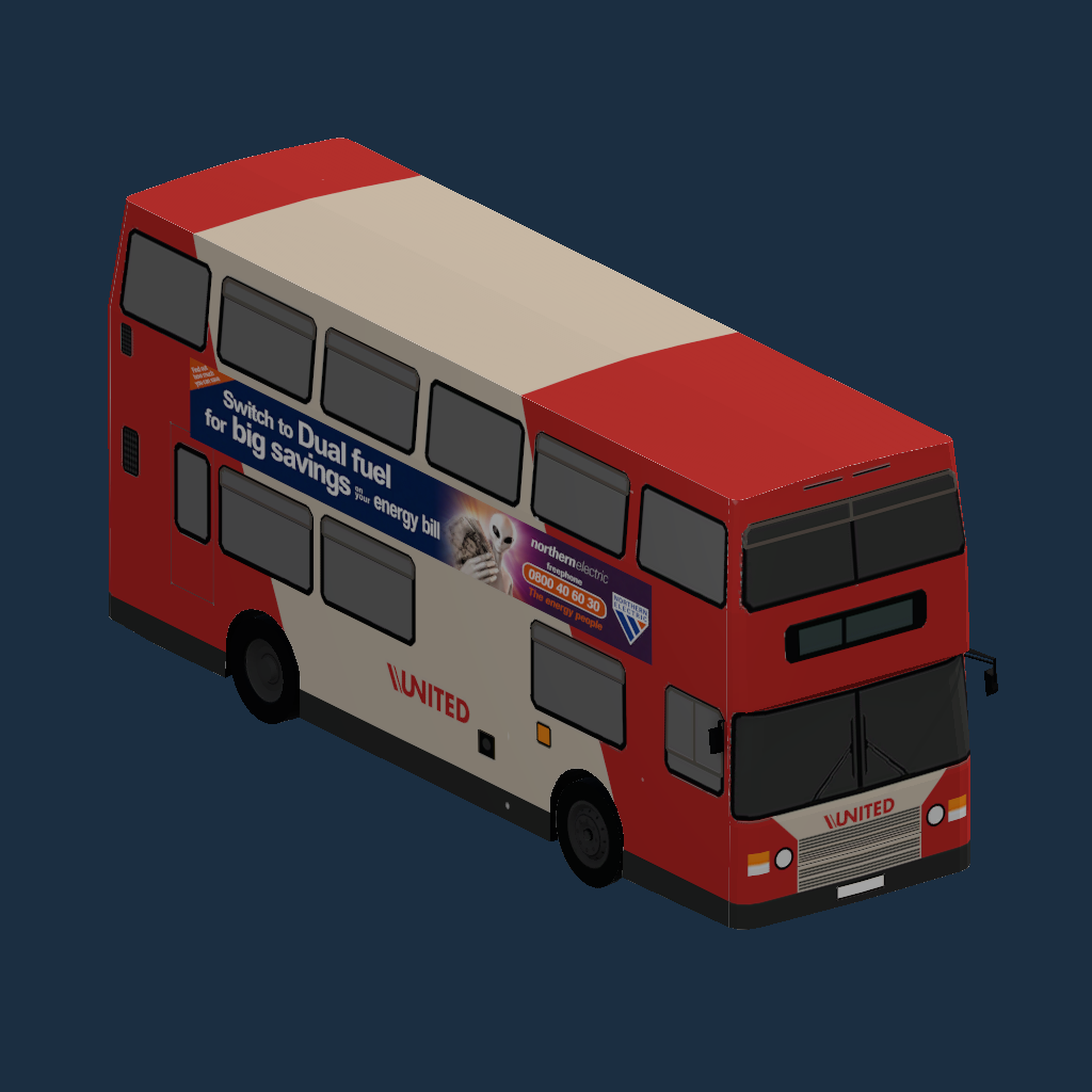 Leyland Olympian ECW - United Automobile Services (Variation 4)