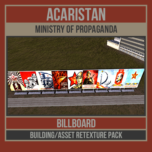 Billboard - Acaristan Ministry of Information - Propaganda Division