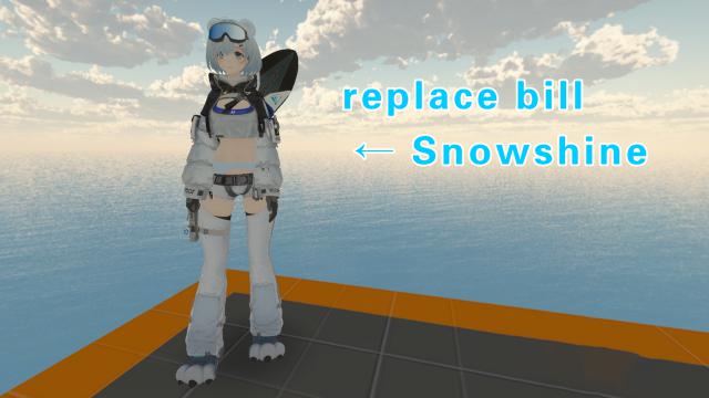 Arknights Endfield Snowshine（明日方舟终末地 昼雪）replace bill