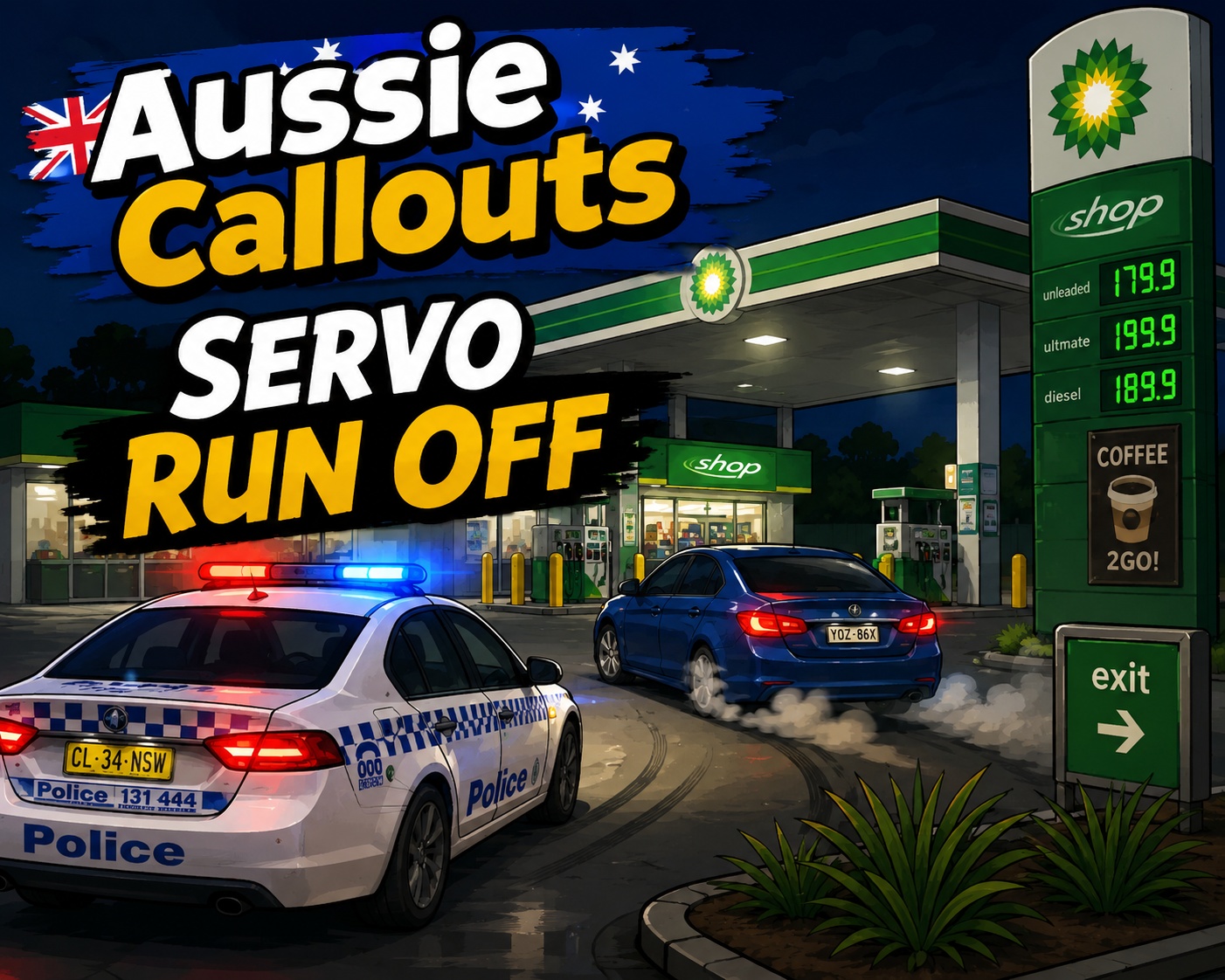 Aussie Callouts - Servo Run Off
