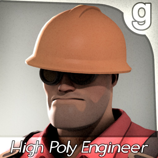 TF2: High Poly Engineer [RAGDOLL]