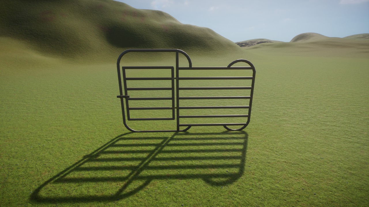 Corral, Ranch fence gate preview