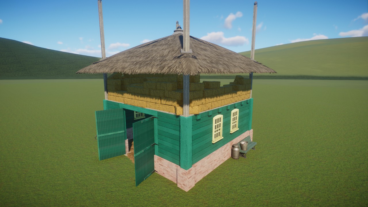 Rustic Dutch Hay Barrack Shelter