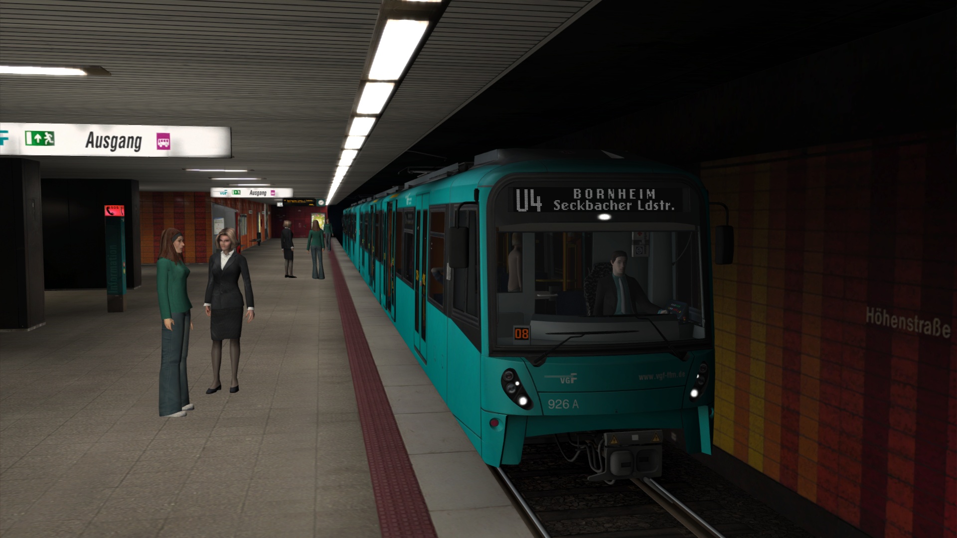 TB_U4 Bockenheimer Warte - Seckbacher Landstrasse