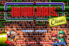 mario bros game on nes