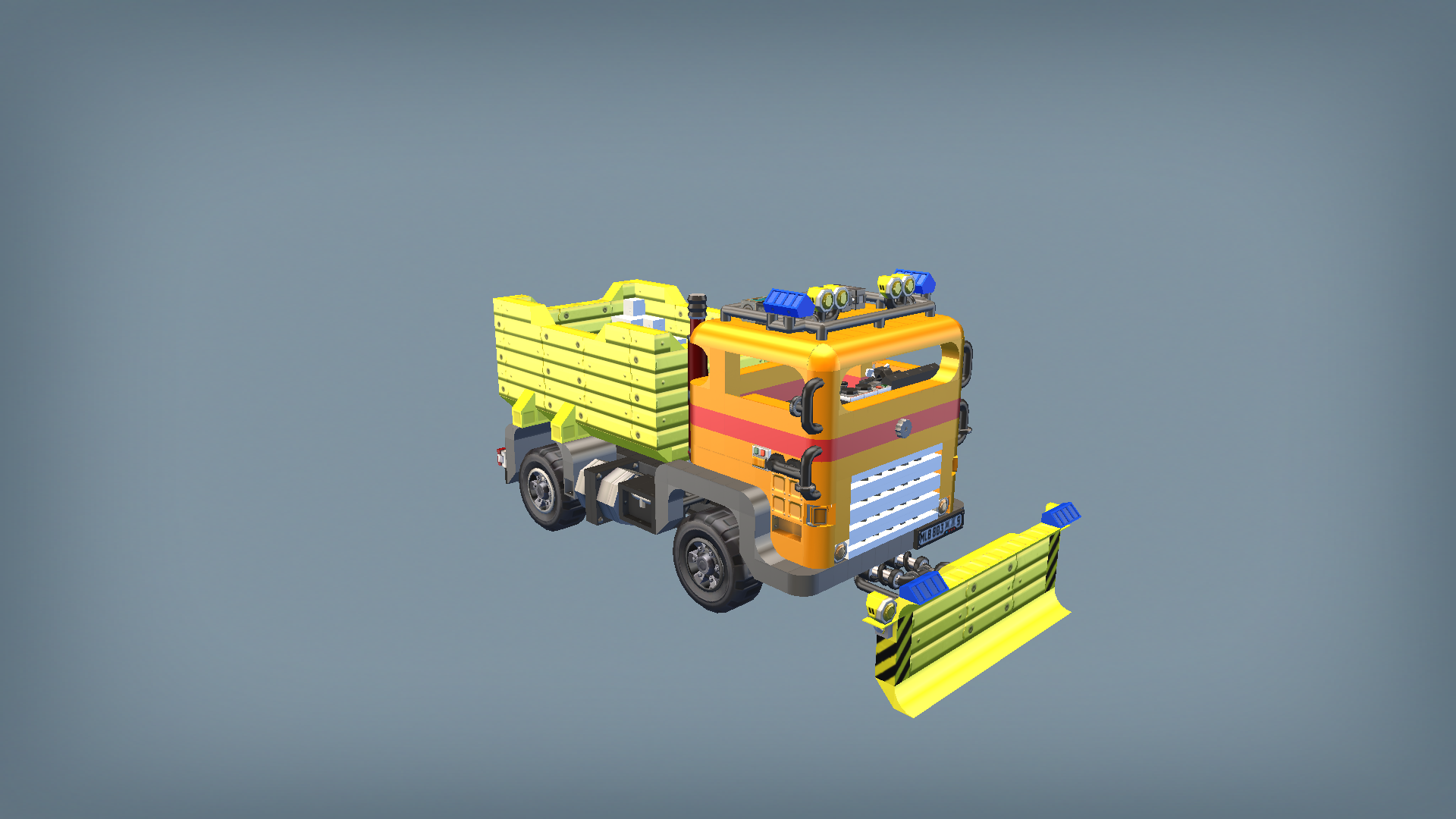 Municipal snowplow