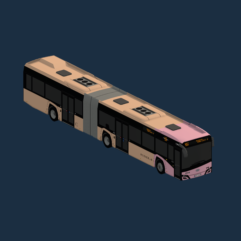 VVT Postbus - Solaris Urbino IV 18 (3D) - VVT Design 2023 - pink-orange (landauf-landab)