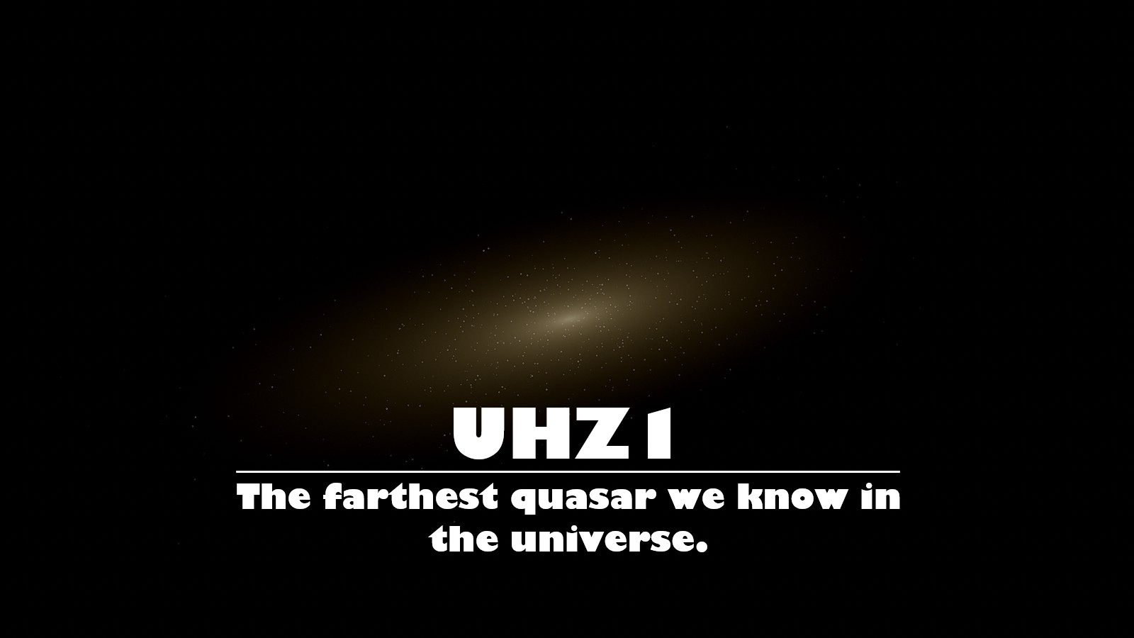 UHZ1: The farthest quasar we know in the universe