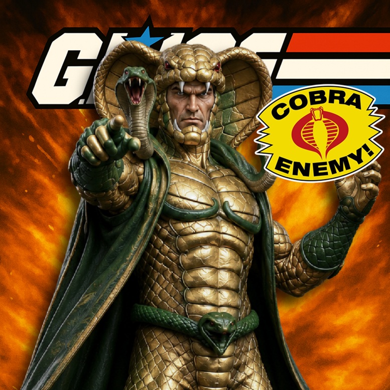 Merc: GIJOE Serpentor preview