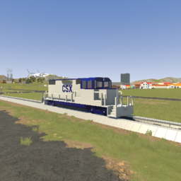 CSX Blue and Grey EMD GP38-2 Locomotive