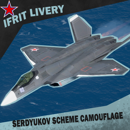 [KR-67 IFRIT] Serdyukov Scheme Camouflage / eggplant flanker