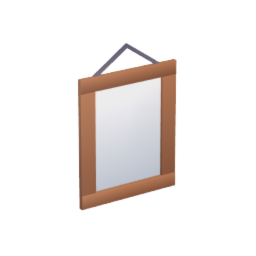Empty Hanging Wood Picture Frame