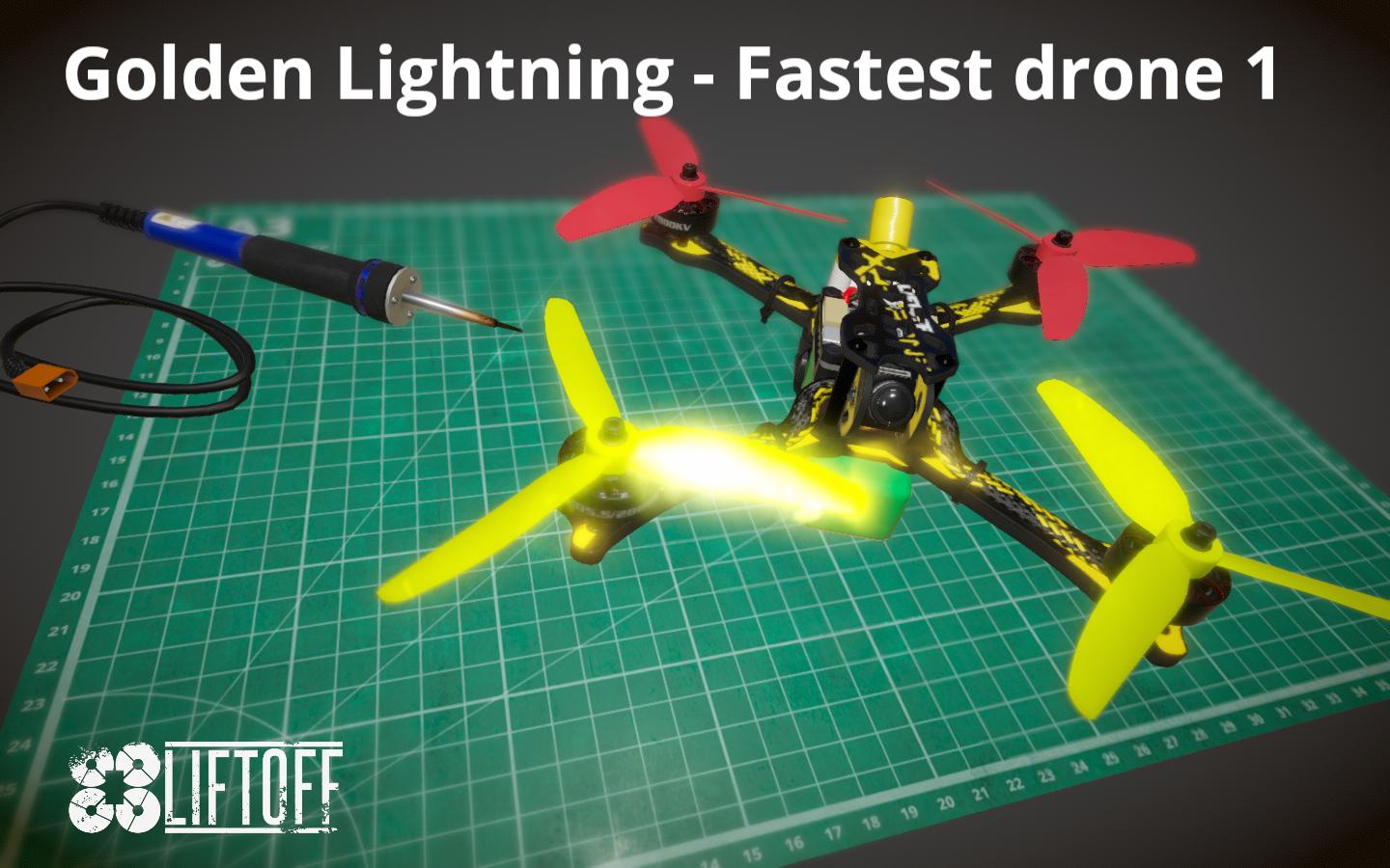 Golden Lightning - Fastest drone 1