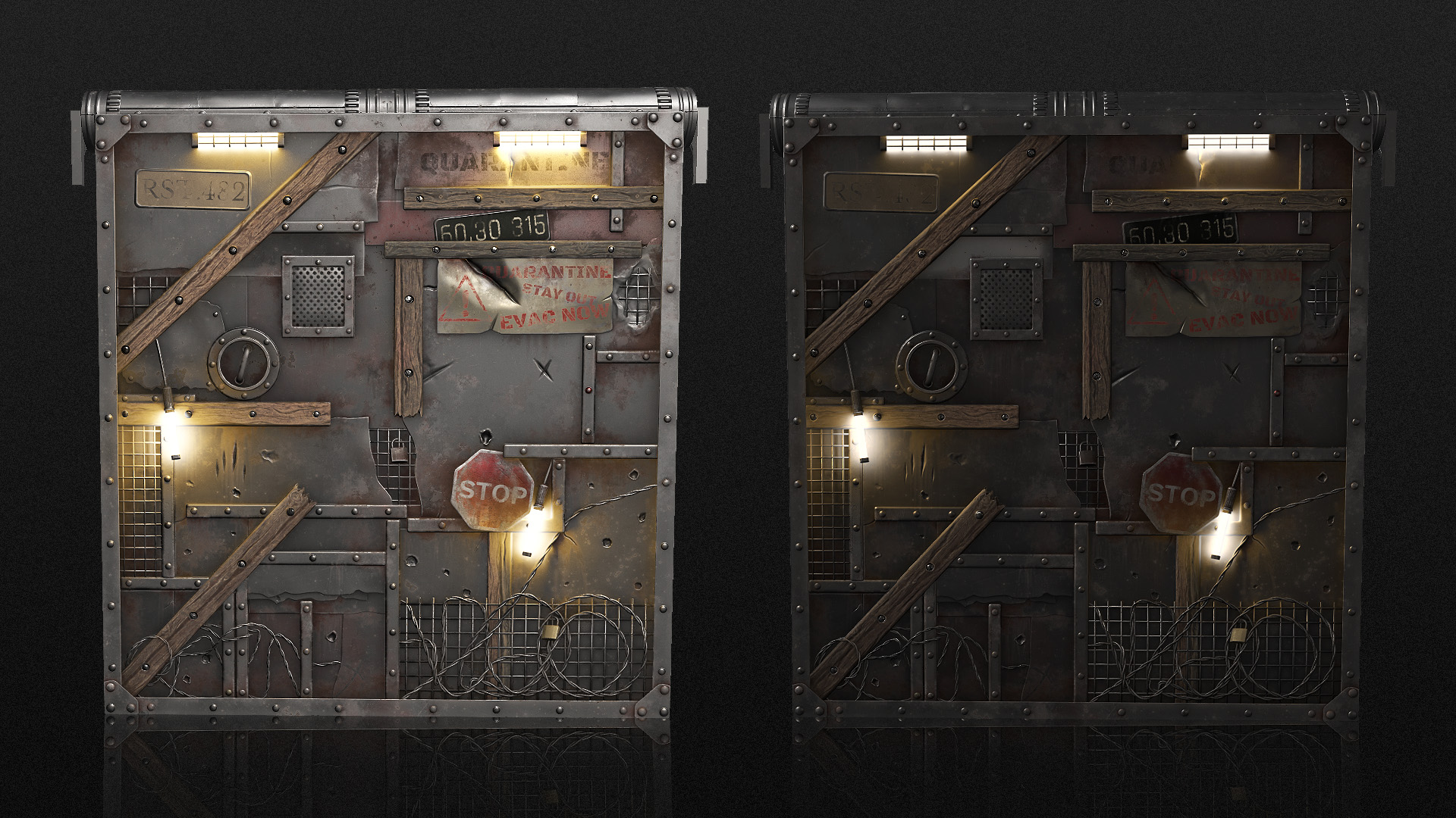 Welded Quarantine Garage Door screenshot 1