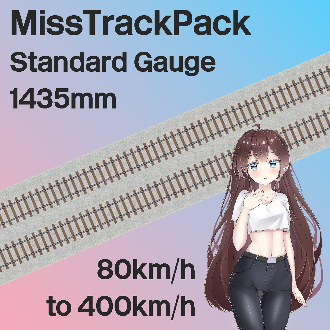 MissTrackPack: 1435mm Standard Gauge (4 ft 8+1⁄2 in)