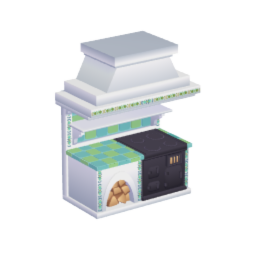 Oven with a shelf