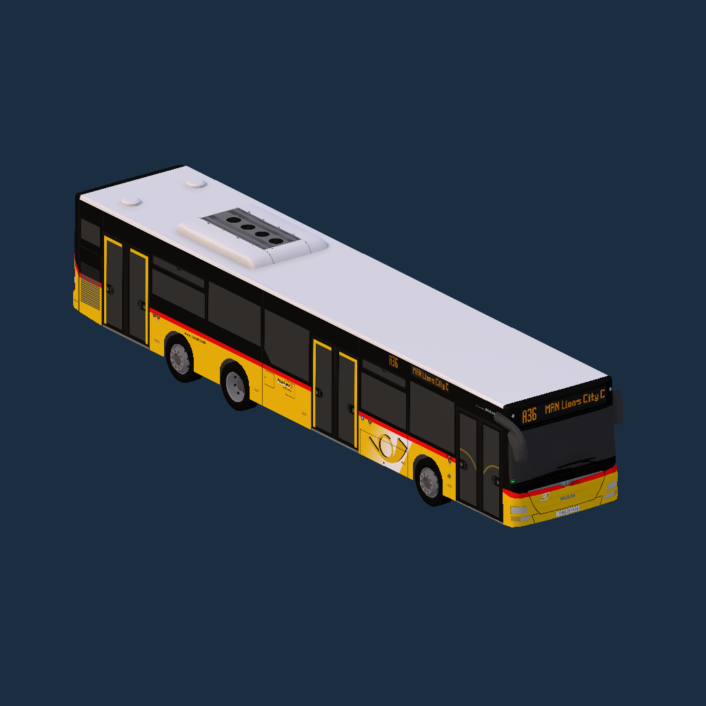 Postauto Schweiz - MAN Lion's City C A36 (old Logo)