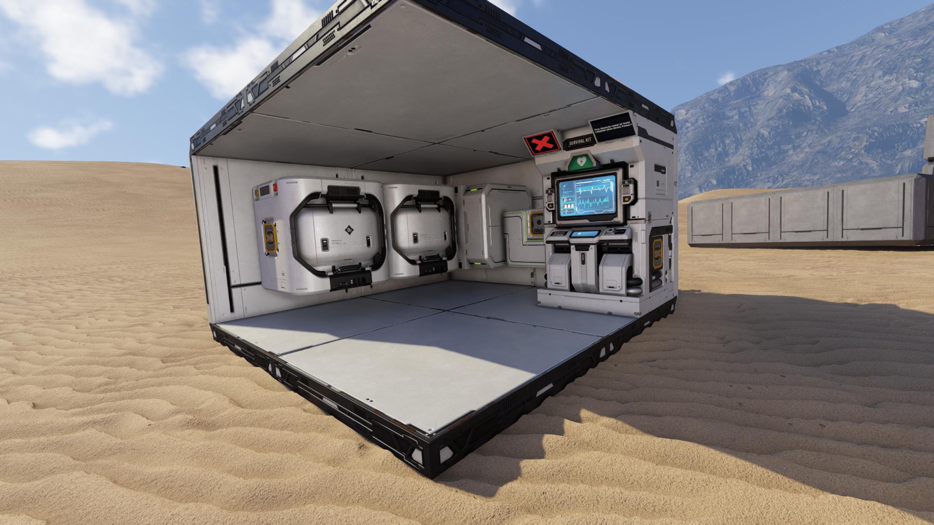Outpost Base Survival Module(with 1000KW Batterie) preview