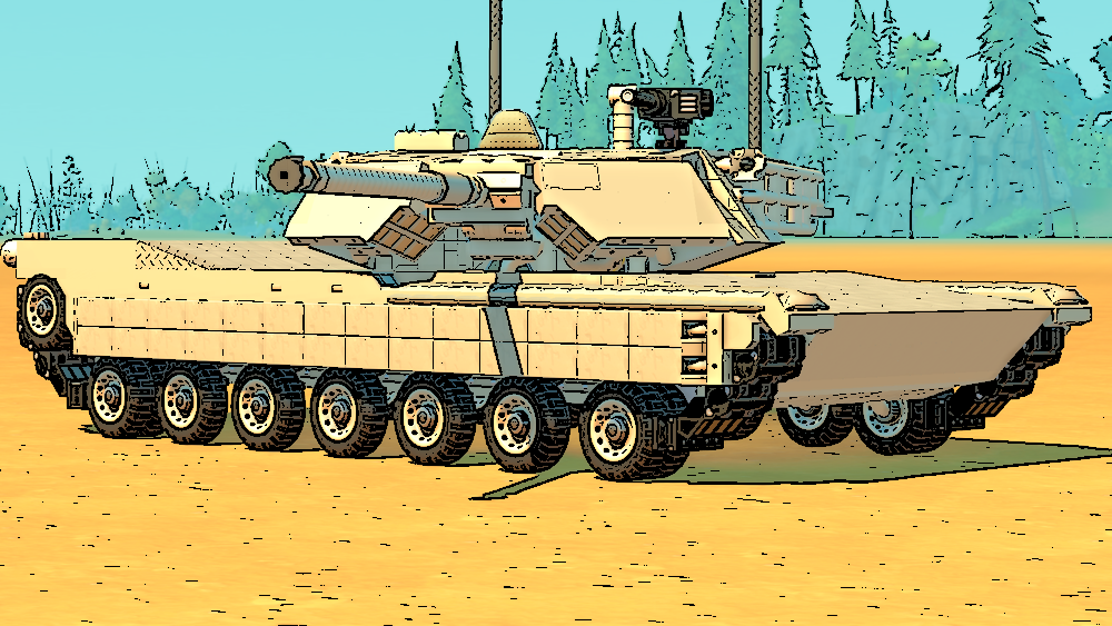 M1 Abrams - No Mods / Vanilla (remaster 2) (by winiii09)
