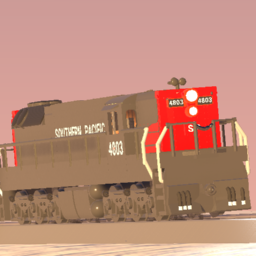 SP fm24-66 trainmaster red and grey v1.0