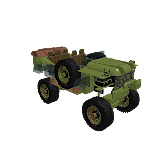 dodge wc57 command car made by HAILEDWARFER