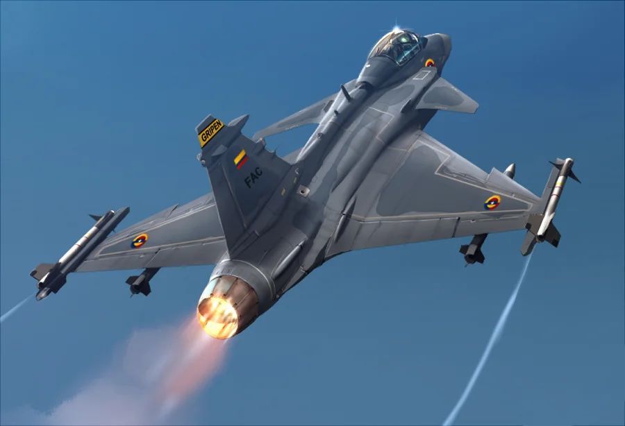 F-39E Gripen 3401 FAC Special Camo El Tigre
