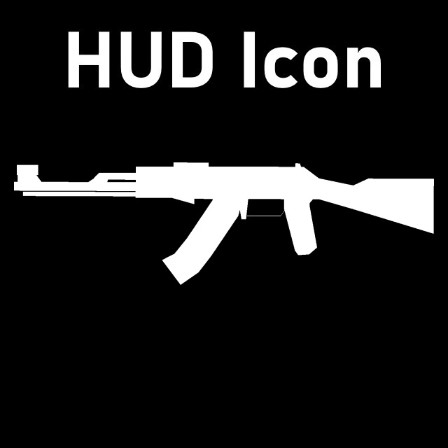 Grand Theft Auto: San Andreas - AK-47 HUD Icon (AK-47)
