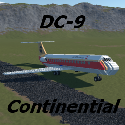Softbody AIR LINER DC-9-10 [REMASTERED] Continental