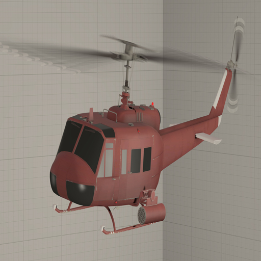 Team Fortress 2 Enhanced UH-1H Huey (Prop)