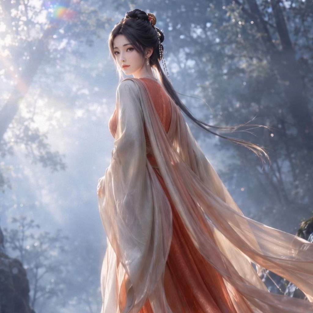 清风拂林壑，一袭云裳入画来-落雨无声-凡人修仙传 preview