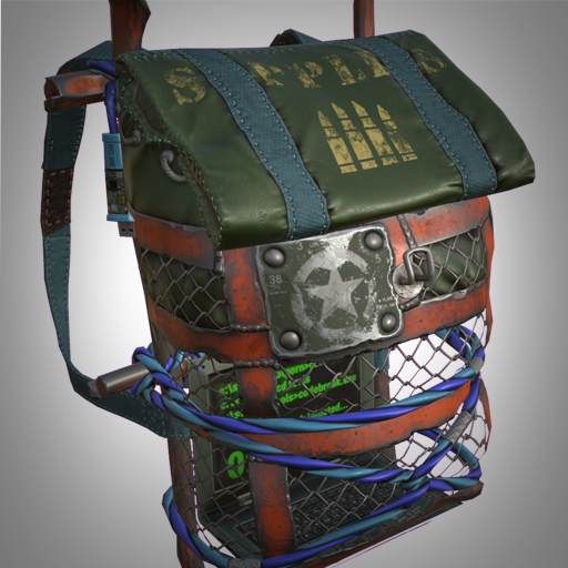 Cargo Heli Small Backpack (Transparant, NO Glow)