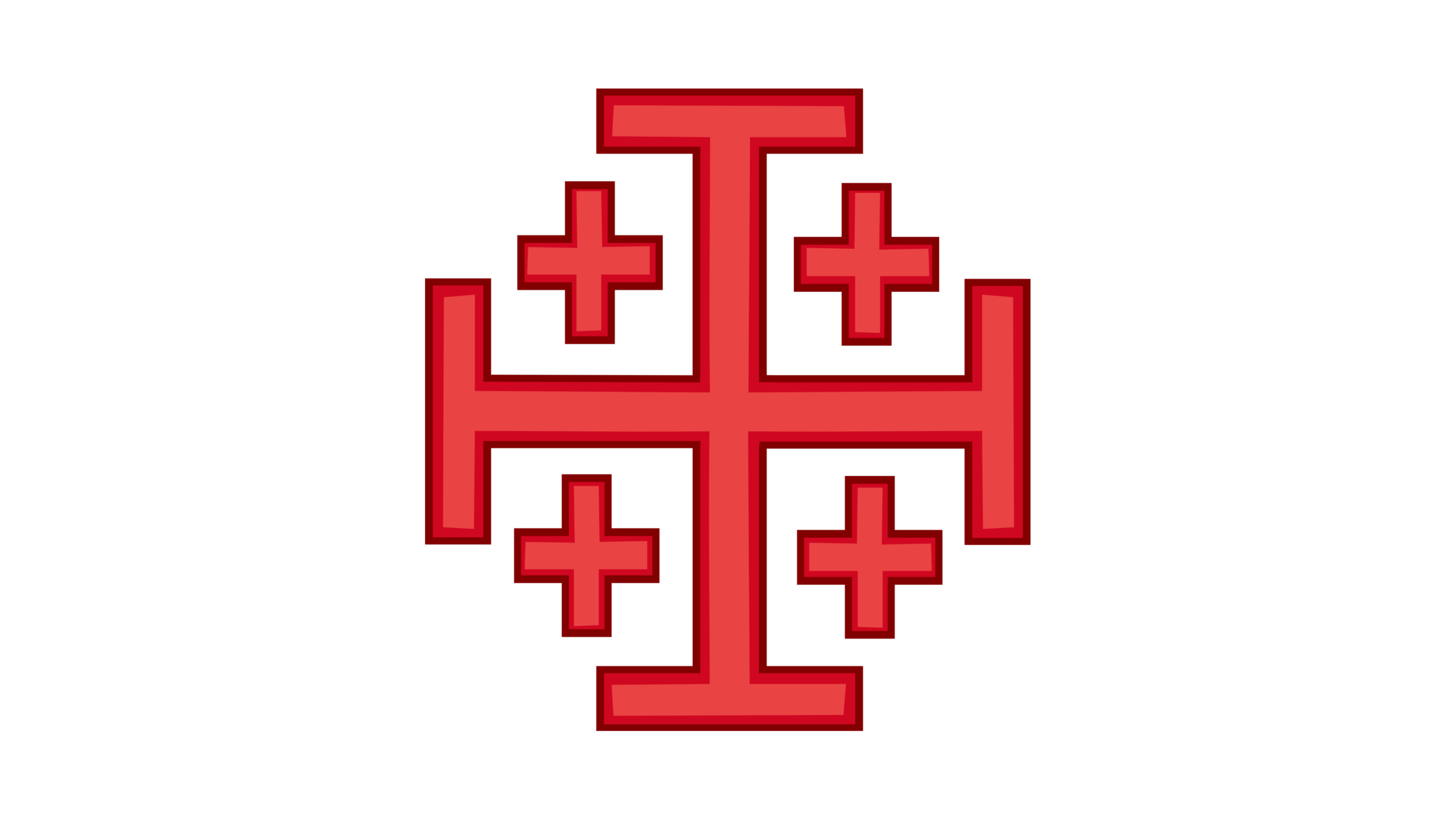 Jerusalem Cross Flag preview