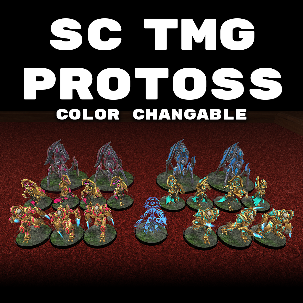 Starcraft TMG - Protoss Models High Quality preview