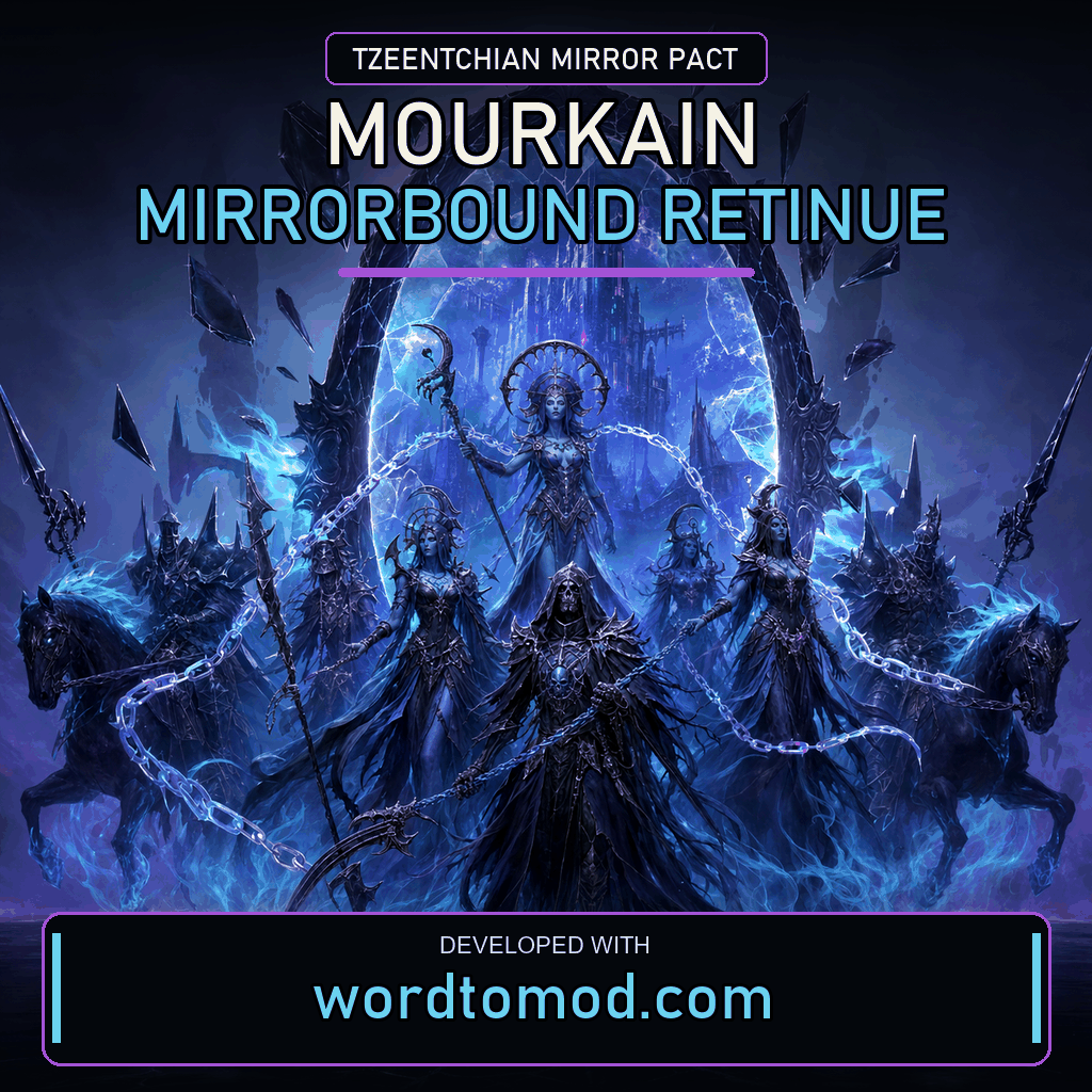Mourkain Mirrorbound Retinue for Tzeentch