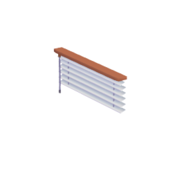 Blinds (turn for more light)
