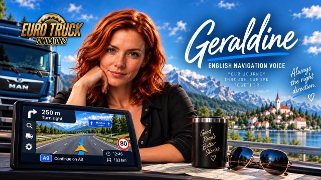 Geraldine - english navigation voice