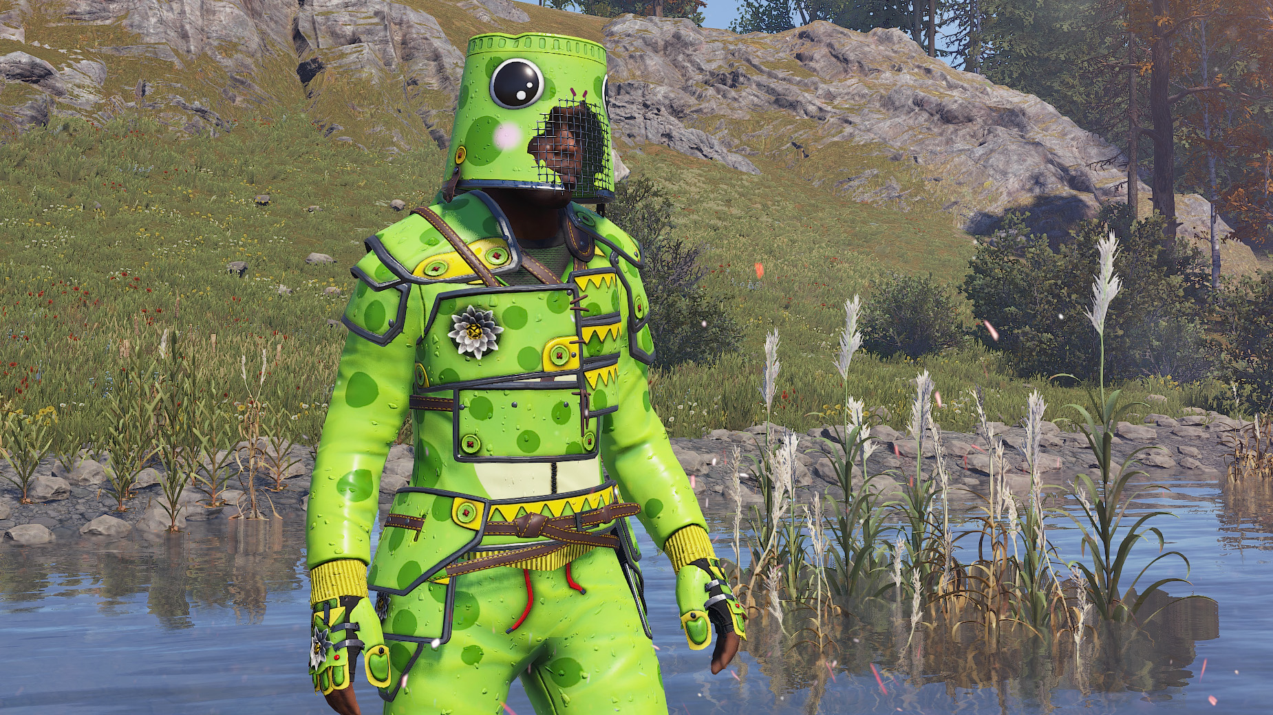 Frog Cosplay Bucket Helmet
