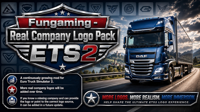 Fungaming - Real Company Logo Pack ETS 2