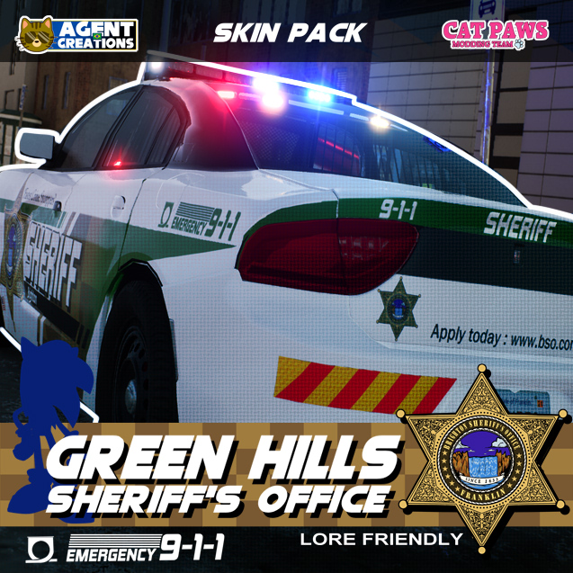 Lore Friendly Green HIlls Sheriff's Office - Original Skin pack