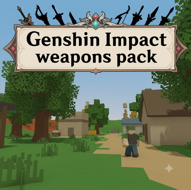 Genshin Impact Weapons Bundle – Unturned Mod