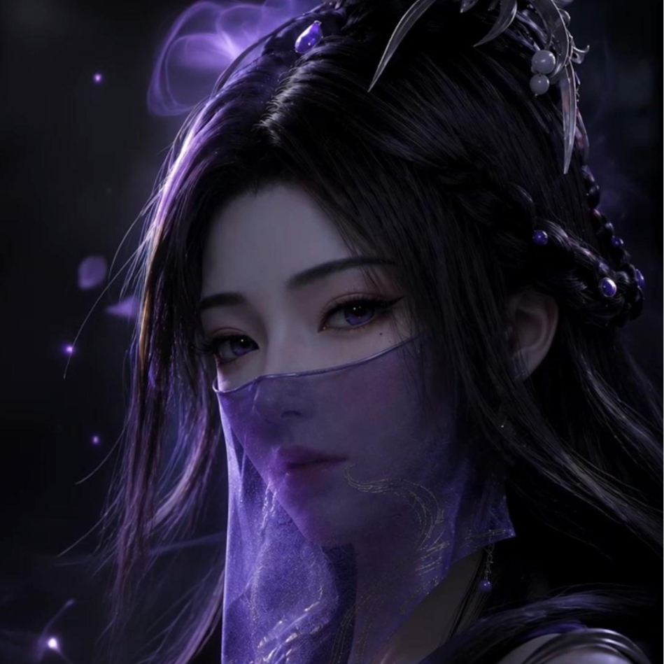 紫灵高冷竖版壁纸-凡人修仙传-落雨无声 preview
