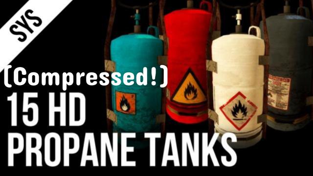 15 HD Propane Tanks (Compressed Edition)