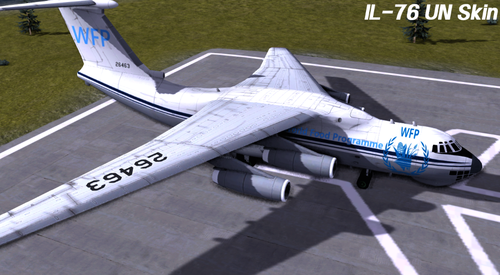 IL-76 UN Skin