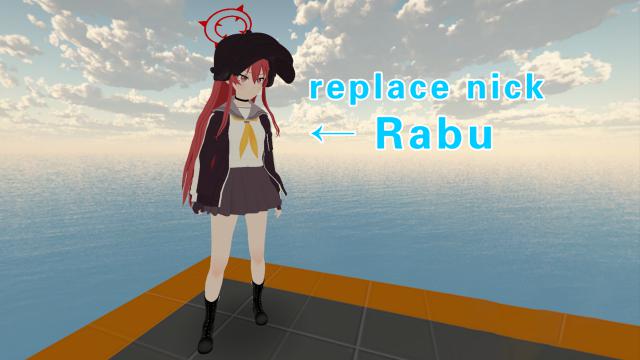 Blue Archive Rabu（蔚蓝档案 兰舞）replace nick