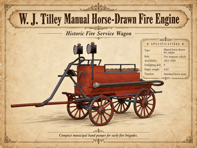 Horse-Drawn Fire Engine (W.J Tilley) preview